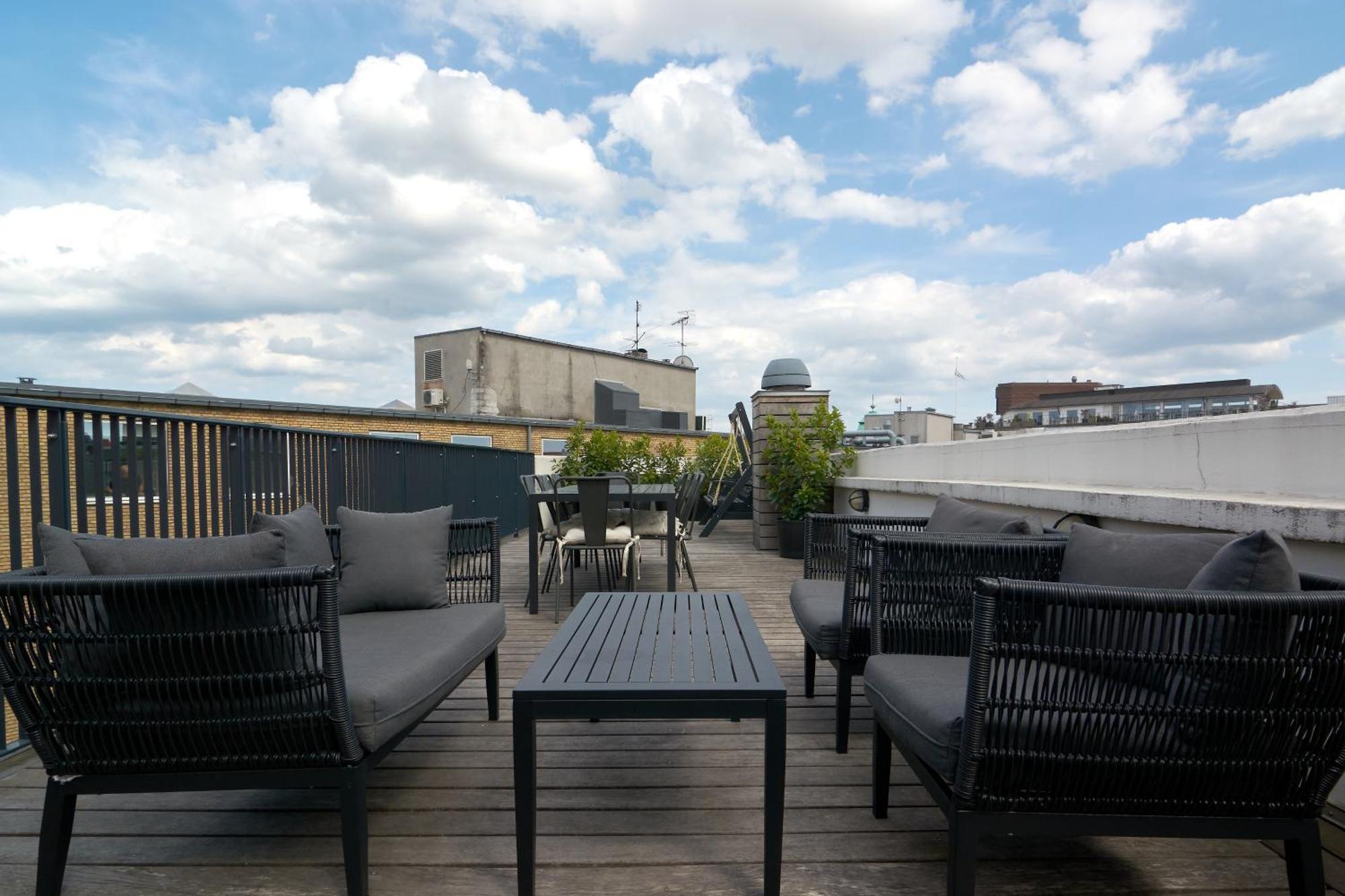 Luxury Penthouse - Private Balcony - Heart Of Copenhagen Apartment Ngoại thất bức ảnh